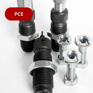 JOGO DE DIE 3 PEÇAS + 3 SHELL HOLDER TIPO H - COM SELO (PCE)